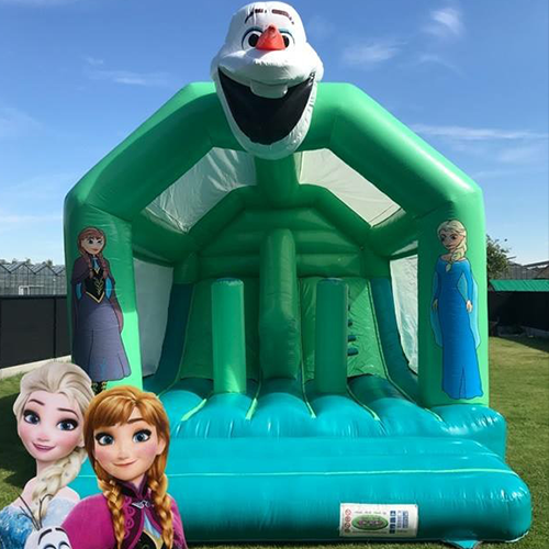 Bouncy castle frozen