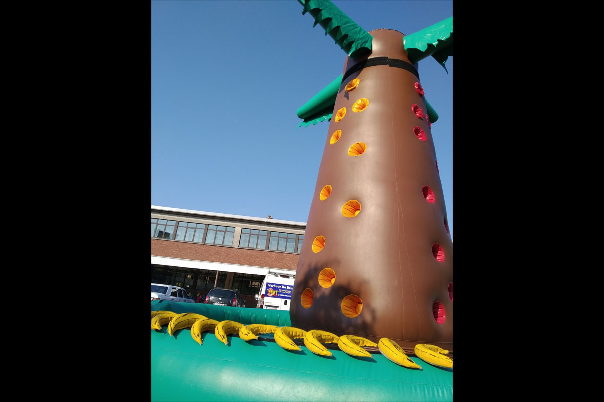 Bouncy castle banana climb