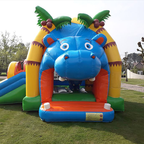 Bouncy castle happy hippo